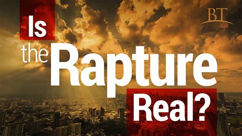 Is the rapture real. The concept of a “rapture” refers to the eschatological event of both dead and living believers being “caught up” (1Thes. 4:17) together in a moment “in the twinkling of an eye” (1Cor. 15:52) to meet Jesus in the air. The term “rapture” comes from the Latin Vulgate’s use of the word rapiõ meaning “to seize, snatch away ... 
