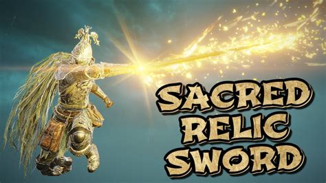 Is the sacred relic sword good. Skill: Wave of Gold. Weight: 11.0. The Sacred Relic Sword stats make it clear that it is a weapon for Faith/Dex builds. It also has a unique 50 FP Skill called Wave of Gold. When triggered, the Tarnished hold up the sword before unleashing an expanding wave of energy ahead of them that ripples out and does damage to anything on the ground. 