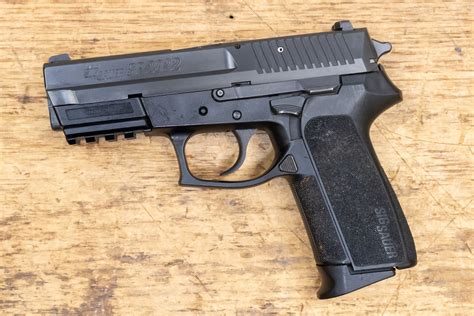 Features. The SIG SAUER® SP2022® is the latest version of our popular polymer framed pistol and features a durable, lightweight and wear-resistant polymer frame with the added tactical versatility of an integrated accessory rail. The slide is machined from a solid block of stainless steel and protected by SIG’s black Nitron® finish.. 