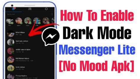 Is there a way to get dark mode on Messenger Lite? : r/androidapps - reddit