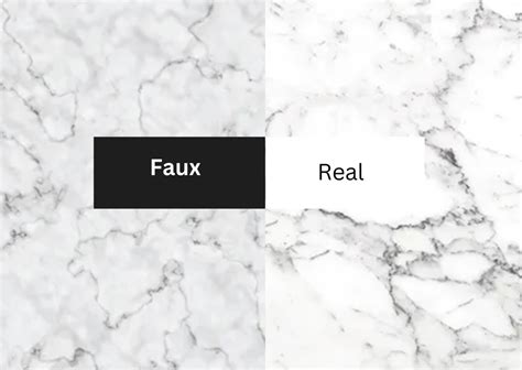 Is there fake marble