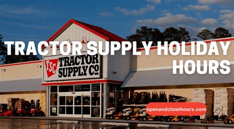 Is tractor supply open on christmas eve. Tractor Supply Co. is a U.S. retail chain that sells hardware and home improvement products, as well as supplies for agriculture, lawn care and garden maintenance, livestock and pet care, and apparel. Tractor Supply Company is the country’s largest operator of “rural lifestyle” stores, with over 1,900 locations in 49 states. 