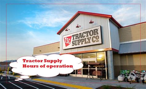 Is tractor supply open on sunday. Things To Know About Is tractor supply open on sunday. 