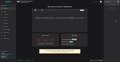 Is txadmin down.  Solution: Ensure txAdmin has write permissions to se...