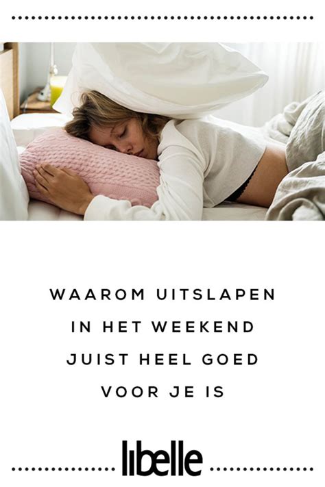 Is uitslapen in het weekend goed
