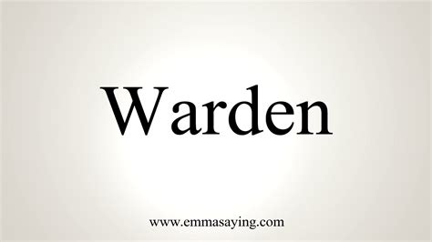 By the 13th century, the word “warden” was coined as “one who guards,
