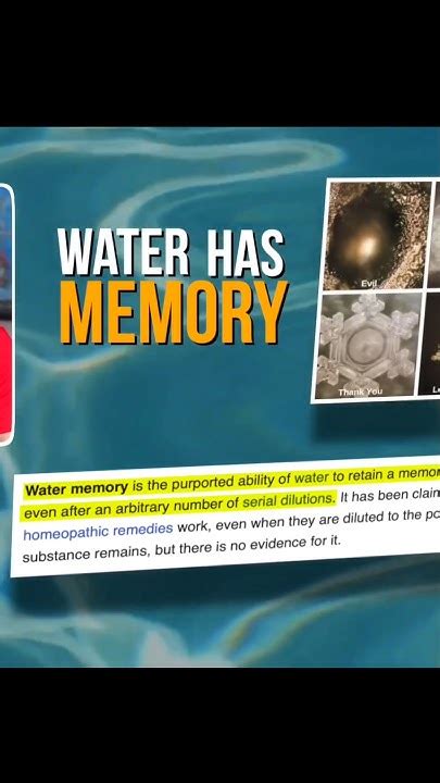 Is water memory debunked