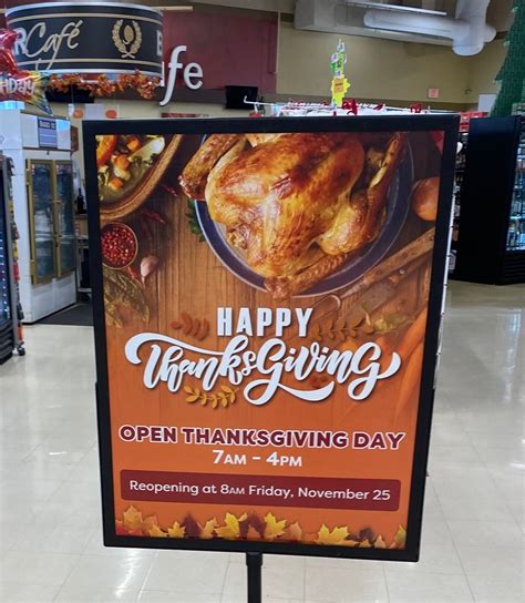 Wegmans - Open. The market will be open until 4 p.m. local time on Thanksgiving Day. Whole Foods - Open. All stores with be open on Thanksgiving Day with modified store hours.