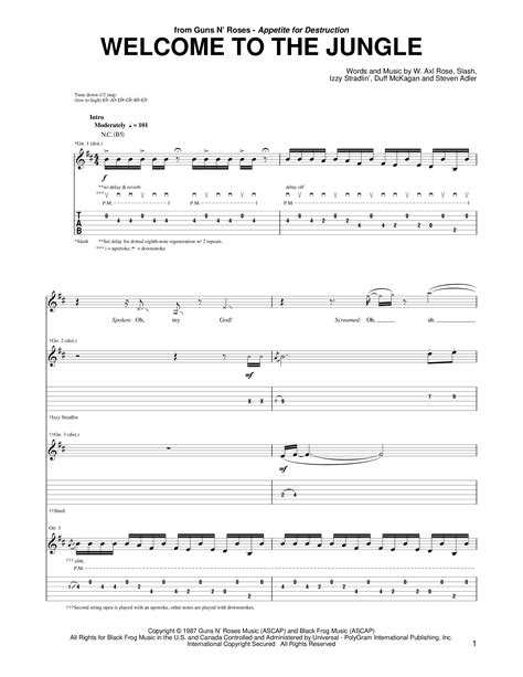 Is welcome to the jungle hard to play on guitar. .  <a href=https://dev.ge...