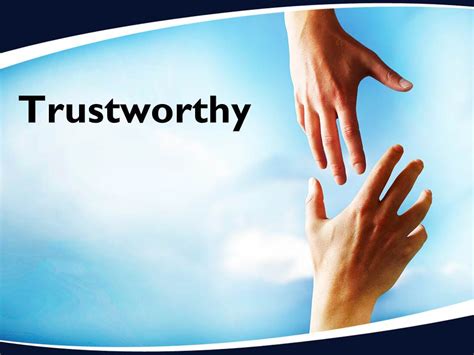 Is worthy trustworthy. So, to be worthy of a consumer’s trust, people need to see the truth, not just hear you claim it. Remember, truth and trust are not the same thing. Truth is a fact. Trust is a feeling. What you communicate must be right and feel right. 6: Act Responsibly Responsible trust means doing the right is the right thing to do. It means being conscientious internally and externally. 