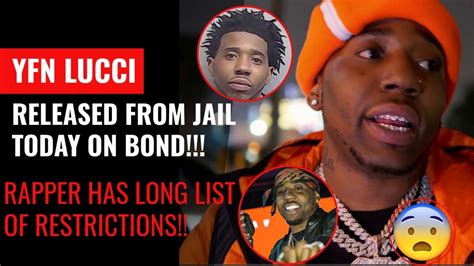 Is yfn lucci still in jail. YFN Lucci is fearing for his life in jail.. In documents cited on March 3, 2022, Lucci is asking a judge to grant him a bond so he can be released from jail after he said he was stabbed by an ... 