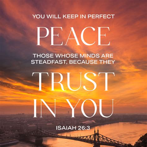 Isaiah 26:3 - A Song of Trust in God