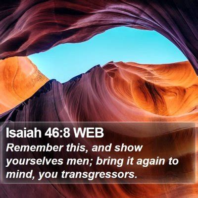 Isaiah 46:8 - Bible Hub