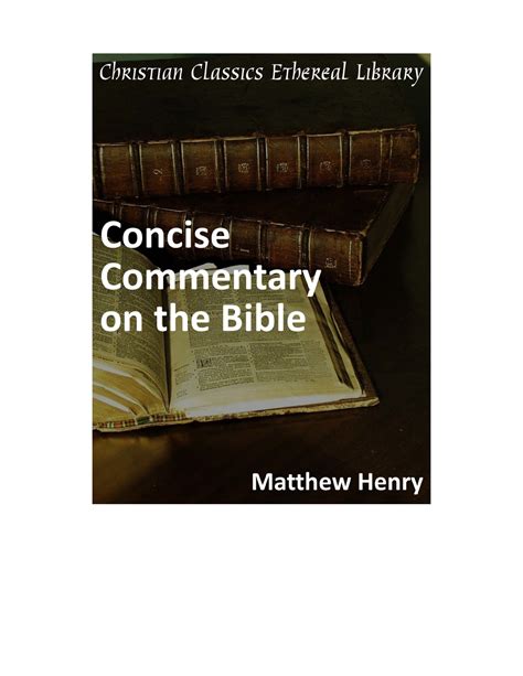 Isaiah 55 Bible Commentary - Matthew Henry (concise)