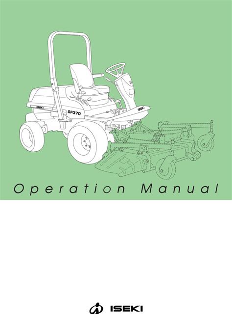 Iseki sf310 sf370 front mower operation maintenance service manual 1 download. - 1994 2001 honda civic cr acura integra automotive repair manual.