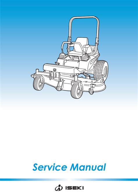 Iseki sz330 zero turn mower workshop service repair manual 1. - Suzuki dt5 5hp manuale di servizio fuoribordo.