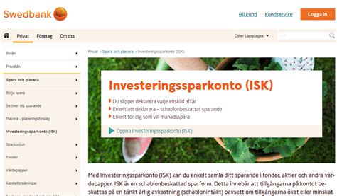 Isk barn swedbank