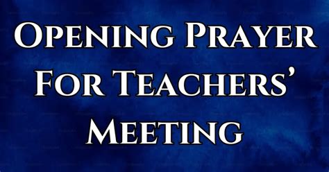 Islamic opening and closing prayer for teachers meeting. .  ...