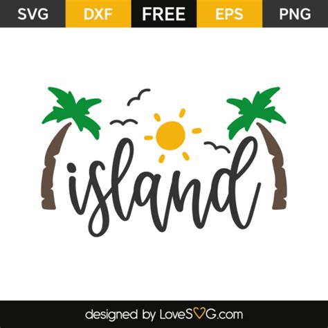 Island - Lovesvg.com