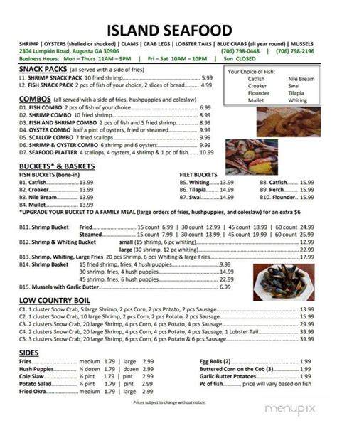 Sweet Tea $3.25. 1/2 gallon. Restaurant menu, map for Harbor Inn Seafood located in 30909, Augusta GA, 3404 Wrightsboro Rd.. 