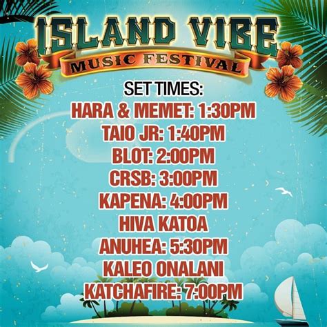 Island Vibe Music Festival. Embarcadero Marina Park North. 12pm-7pm. Hispanic Heritage Month Celebration. Otay Ranch Town Center. 12pm-3pm. 24th Anniversary Event & New Store Opening.. 
