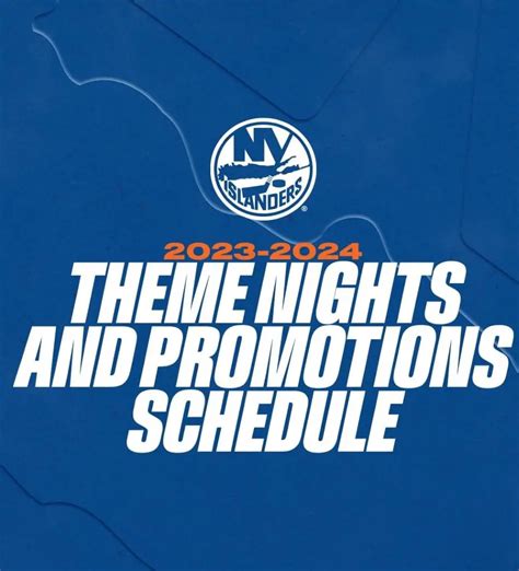 Islanders promotional schedule. Things To Know About Islanders promotional schedule. 