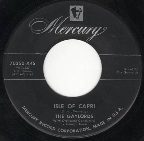 Isle of Capri — The Gaylords Last.fm