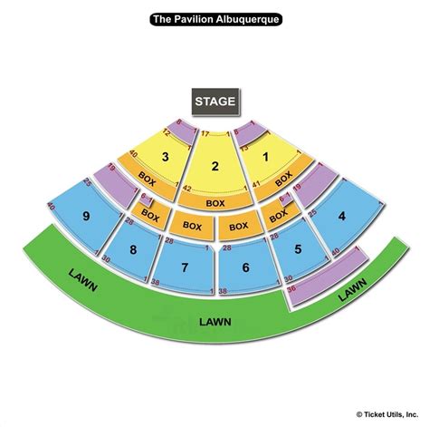 Isleta Amphitheater Interactive Seating Chart Matttroy