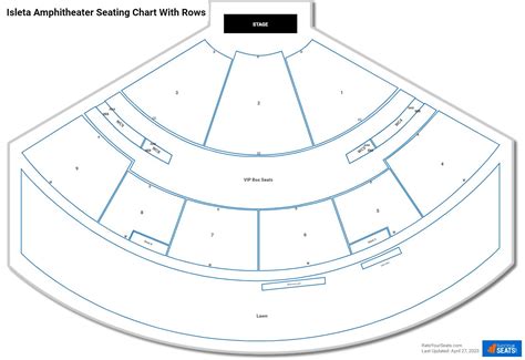 Isleta Amphitheater Interactive Seating Chart Two Birds Home