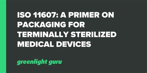 Iso 11607 1 2006 packaging for terminally sterilized medical devices. - Le livre complet de la thérapie shiatsu.
