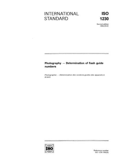 Iso 12301992 photography determination of flash guide numbers. - Marantz pm 151 amplifier repair manual.