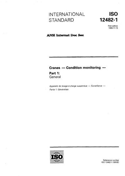Iso 12482 1 1995 kran zustandsüberwachung teil 1 allgemeines. - Structural analysis 8th edition solutions manual.