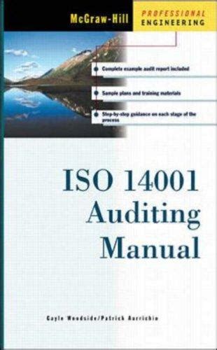 Iso 14001 auditing manual by gayle woodside. - Sanyo xacti vpc cg10 instruction manual.