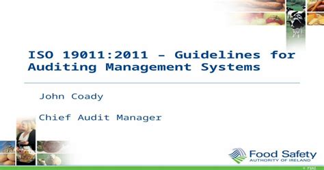 Iso 190112011 guidelines for auditing management systems. - The article book by tom cole.