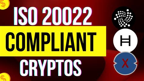 3 сент. 2023 г. ... ISO 20022 crypto compliance refers to the adherence of cryptocurrencies to the messaging and formatting standards outlined by the ISO 20022 .... 