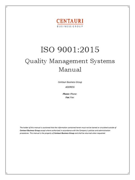 Iso 9001 quality manual cleaning company. - Modeling in transport phenomena manual solution.