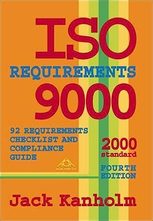 Iso 9001 requirements 92 requirements checklist and compliance guide. - Kaeser air campressor 12 service manual.