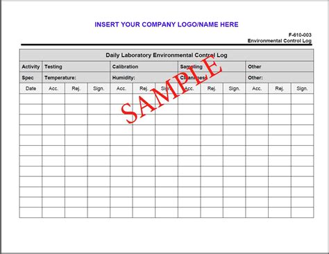 Iso Iec 17025 Sample Forms