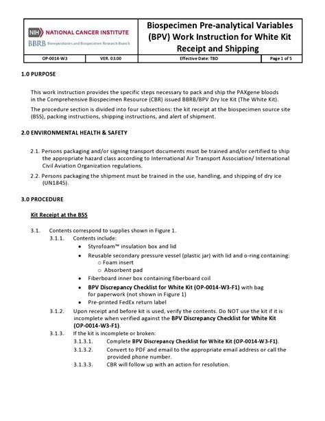 Iso Work Instruction Template Latter Example Template