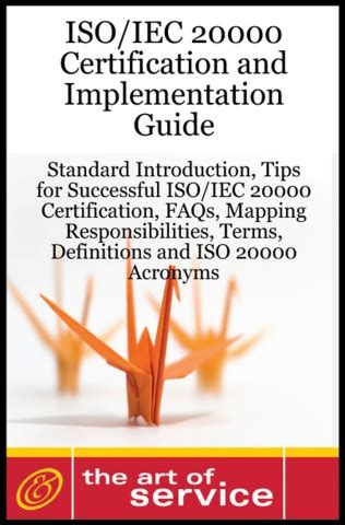 Iso iec 20000 certification and implementation guide standard introduction tips. - Cub cadet 8354 8404 compact tractor repair service manual.