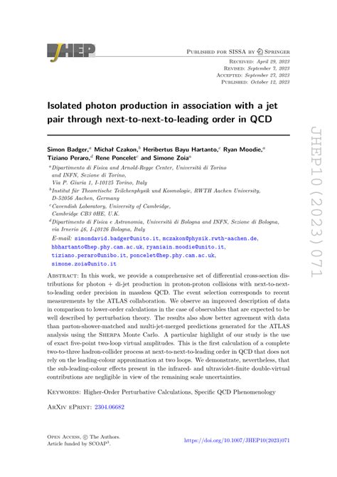 Isolated photon production in association with a jet pair through next …