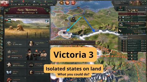 Isolated states on land and how to solve in Victoria 3