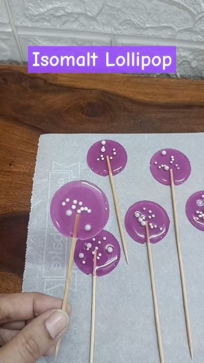 Isomalt Lollipops tutorial #cakedecorating #isomalt #lollipop.