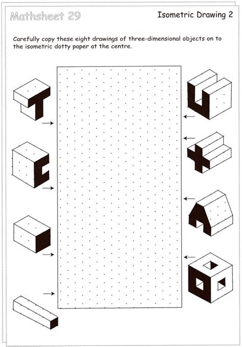 Isometric Drawing Exercises Beginners