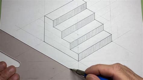 Isometric Drawing Stairs