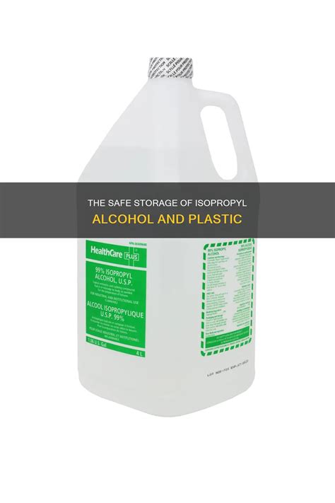 Isopropyl alcohol storage regulations.  Do not take internally. 2.  Handling and storag...