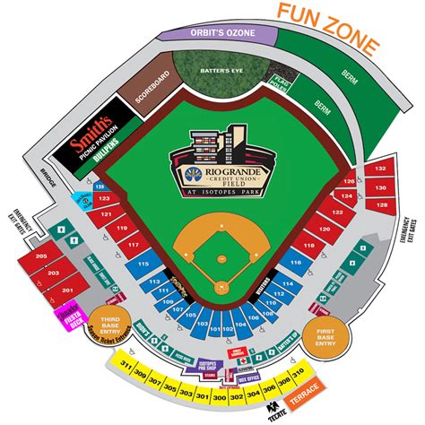 Home › Rio Grande Credit Union Field at Isotopes Park Rio Grande Credit Union Field at Isotopes Park Seating Chart Add to your favorites! It's never been easier for sports fans to go to more games. With the goal of getting more fans in seats, SimpleSeats provides Houston fans with the best prices and easiest purchase experience on the web.. 