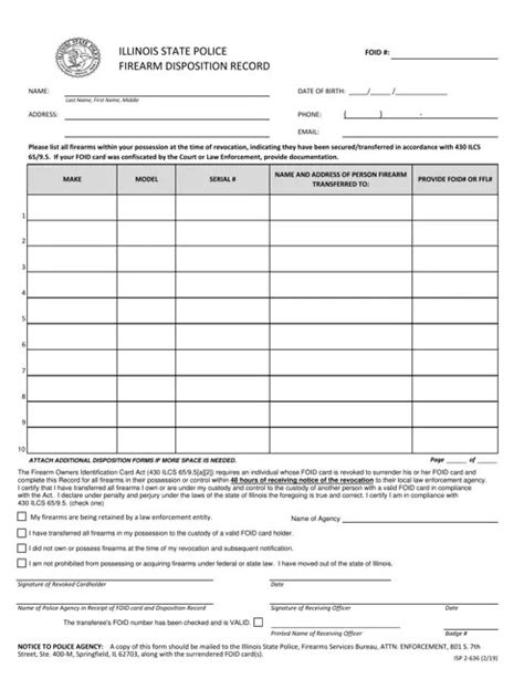 Isp foid phone number.  FOID Relief Forensic Evaluation Form Firearm Employment Re...