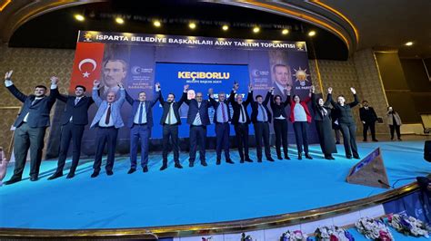 Isparta'da AK Parti Aday Tanıtım Toplantısı düzenlendi - Son Dakika Haberleri