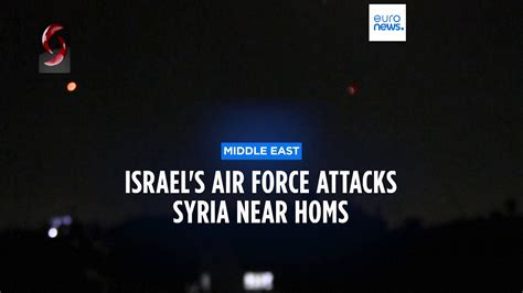 Israel’s air force attacks Syria and Syrian air defense missile explodes over northern Israel
